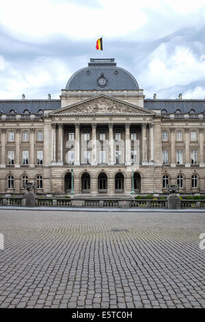 Königliche Palast von Brüssel, der offizielle Palast des Königs und der Königin in der Mitte der Hauptstadt Brüssel, Belgien Stockfoto