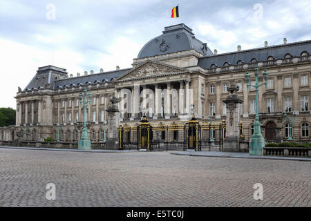 Königliche Palast von Brüssel, der offizielle Palast des Königs und der Königin in der Mitte der Hauptstadt Brüssel, Belgien Stockfoto