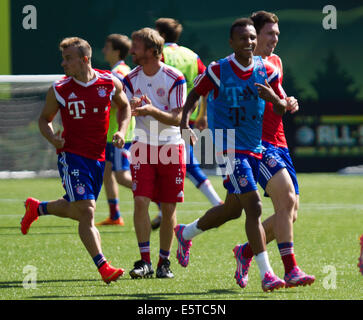 UNS. 5. August 2014. FC Bayern München beteiligt sich an ihr letztes Training in MLS All-Star-Woche im Providence Park am 5. August 2014. Bildnachweis: David Blair/ZUMA Draht/Alamy Live-Nachrichten Stockfoto