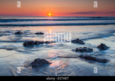 Dunraven Bay, Southerdown, Vale of Glamorgan, Wales, Vereinigtes Königreich, Europa Stockfoto