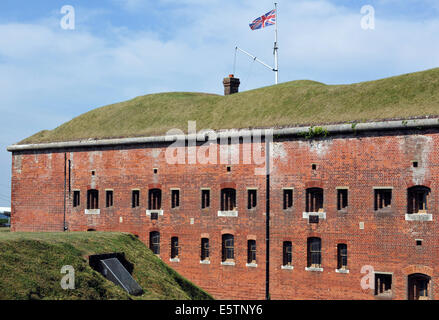 Fort Nelson, Portsdown Hügel, Portsmouth, Hampshire, England, UK; Bestandteil der Royal Armouries. Stockfoto