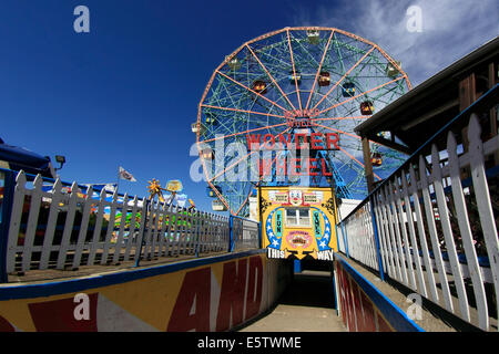 Vergnügungspark Coney Island Brooklyn New York Stockfoto