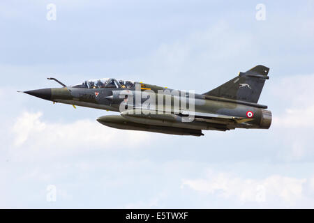 Französische Luftwaffe Mirage 2000-Kampfjet Stockfoto