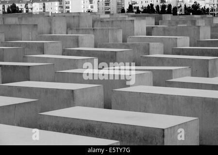 Jüdischen Holocaust-Mahnmal, Berlin, Deutschland Stockfoto