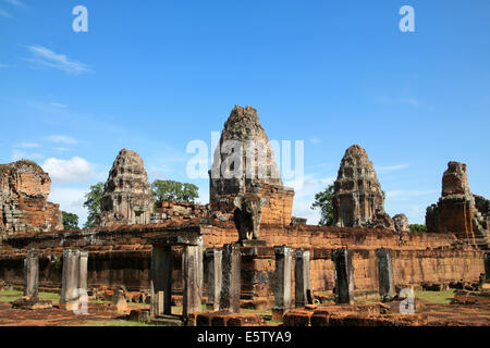 Tempelanlage Angkor Wat in Kambodscha Stockfoto