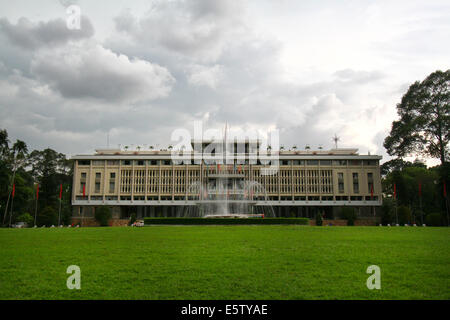 Palast der Wiedervereinigung in Ho Chi Minh Stadt, Saigon, Vietnam Stockfoto