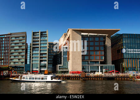 Biblitheek & Conservatorium van Amsterdam, Holland, Niederlande Stockfoto