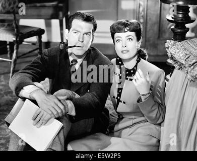 ÜBER dem Verdacht 1943 MGM Film mit Joan Crawford und Fred MacMurray Stockfoto