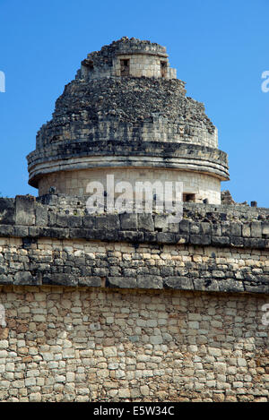 Sternwarte oder El Caracol Chichen Itza Yucatan Mexiko Stockfoto