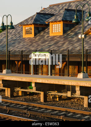 Tarrytown Metro-North Train Station, New York Stockfoto