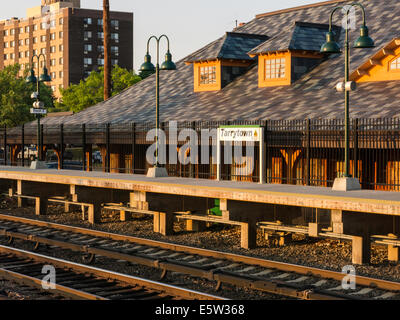 Tarrytown Metro-North Train Station, New York Stockfoto