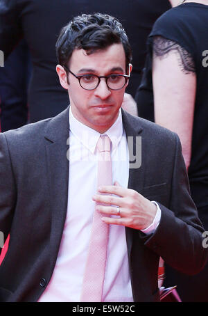 London, UK. 5. August 2014. Simon Bird besucht die Weltpremiere von The Inbetweeners 2 auf 08.05.2014 The VUE Leicester Square, London. Personen im Bild: Simon Bird Credit: Swift-kreativ/Alamy Live News Stockfoto