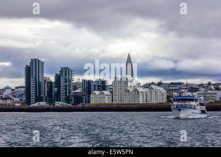 Reykjavik Stadtbild Stockfoto