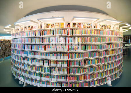 OBA Oosterdok, bibliotheek, Amsterdamer Zentralbibliothek, Niederlande Stockfoto