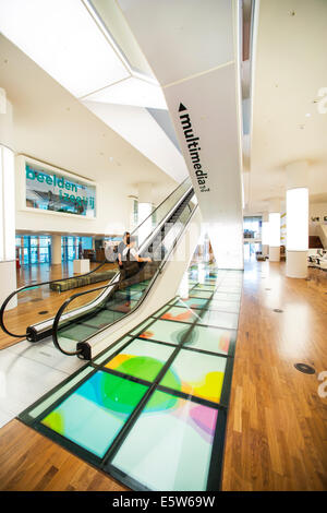 OBA Oosterdok, bibliotheek, Amsterdamer Zentralbibliothek, Niederlande Stockfoto
