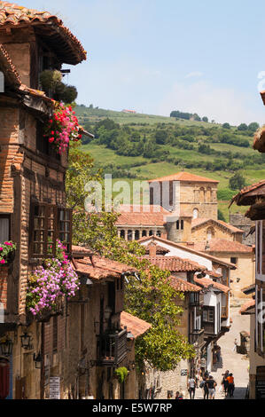 Altstadt Santillana del Mar, Kantabrien, Spanien, Europa Stockfoto