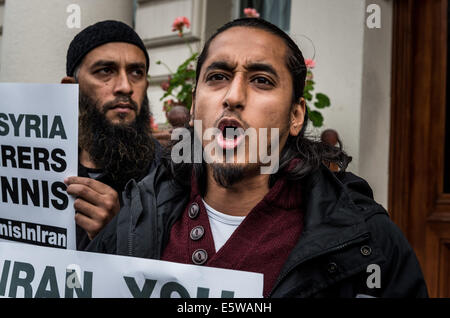 Muslimische Extremisten Afsor Ali auf dem Prüfstand im Old Bailey Stockfoto