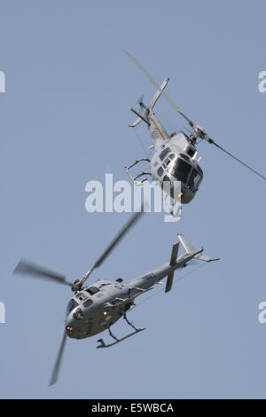 Ein Kunstflug Display von der Royal Australian Navy. Stockfoto
