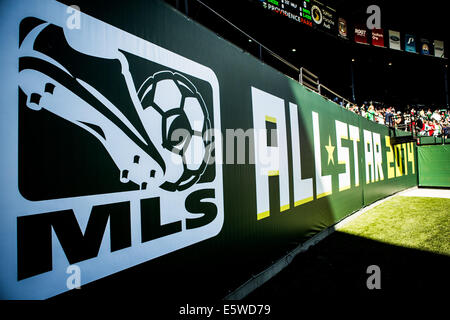 UNS. 6. August 2014.  Die MLS All-Stars spielen FC Bayern München in die MLS All-Star Game im Providence Park am 6. August 2014. Bildnachweis: David Blair/ZUMA Draht/Alamy Live-Nachrichten Stockfoto