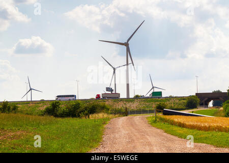 EDF Energie Nouvelles M1 Wind Farm Northamptonshire, Großbritannien Stockfoto