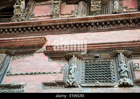 Hanuman Dhoka ist ein Komplex von Strukturen mit dem königlichen Palast der Malla-Könige in Nepal Kathmandu Durbar Square Stockfoto