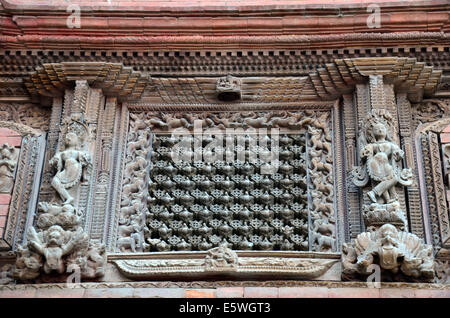 Hanuman Dhoka ist ein Komplex von Strukturen mit dem königlichen Palast der Malla-Könige in Basantapur Durbar Square in Kathmandu-Nepal Stockfoto