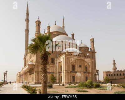 Alabaster Moschee oder Moschee von Muhammad Ali Pascha in Kairo, Ägypten Stockfoto