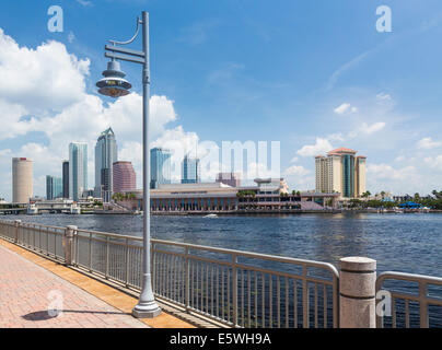 Skyline der Stadt Tampa, Tampa, Florida, USA Stockfoto