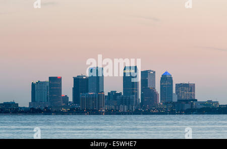 Sonnenaufgang in Tampa, Florida, USA Stockfoto