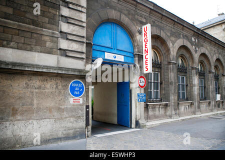 Hotel-Dieu Hospital, paris Stockfoto