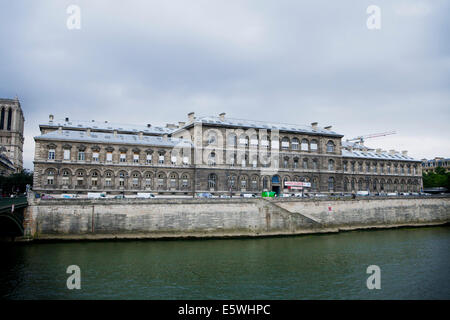 Hotel-Dieu Hospital, paris Stockfoto