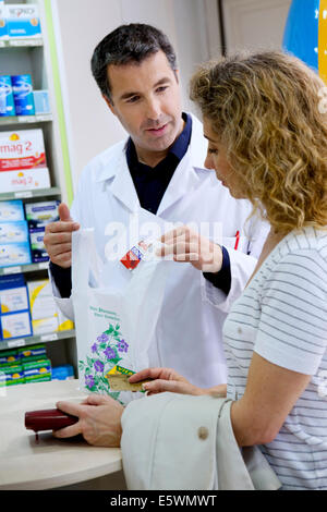 Innenministerium eine Apotheke Stockfoto