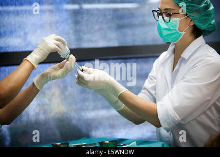 Dermatologische Chirurgie Stockfoto