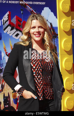 Filmpremiere mit Lego-Film: Phillips beschäftigt wo: Los Angeles Kalifornien Vereinigte Staaten bei: 01 Feb 2014.com Stockfoto