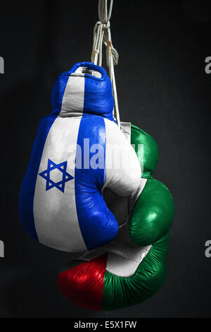 Konzept, Waffenstillstand zwischen Israel und Palästina Stockfoto
