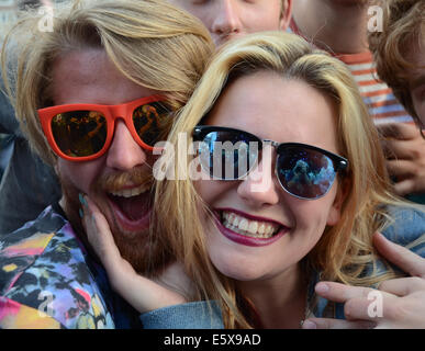 glückliches Paar am Festival of Liberty Roermond Holland Stockfoto