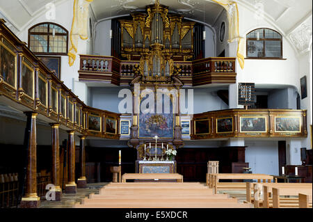 St. Afra, Kirche, Kirche, Augsburg, Evangelisch, Protestantisch, Altar, Stockfoto