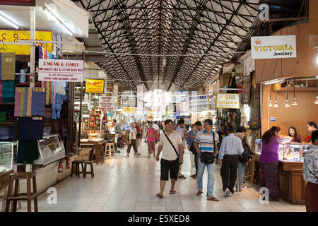 Bogyoke Aung San-Markt, Yangon, Birma (Myanmar) Stockfoto