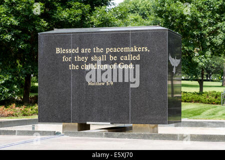 Peace Officers Memorial, Minnesota State Capital, St. Paul, Minnesota, USA. Stockfoto