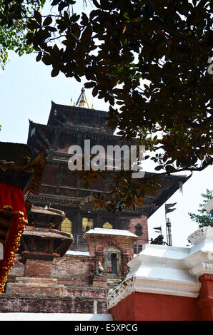 Hanuman Dhoka ist ein Komplex von Strukturen mit dem königlichen Palast der Malla-Könige in Basantapur Durbar Square in Kathmandu-Nepal Stockfoto