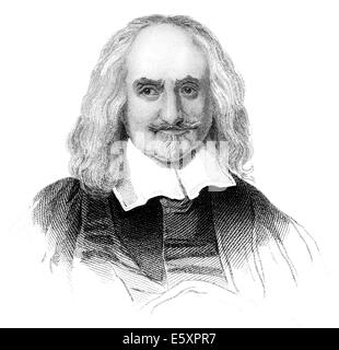 Thomas Hobbes von Malmesbury, 1588-1679, ein englischer Philosoph, Stockfoto