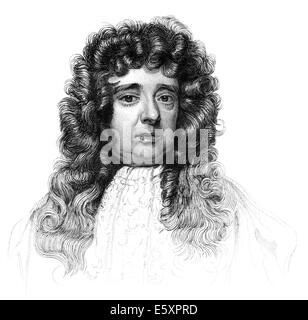 Sir William Petty, 1623-1687, englischer Ökonom, Wissenschaftler und Philosoph Stockfoto