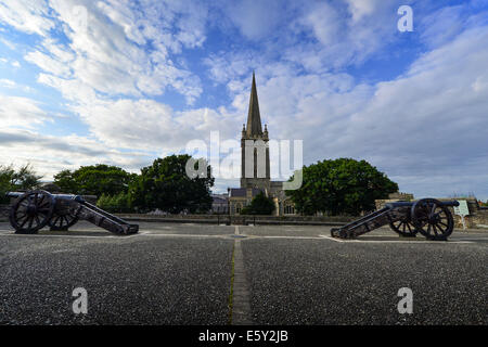 St Columb Kirche von Irland Kathedrale, Derry, Londonderry, abgeschlossen im Jahre 1633. Stockfoto