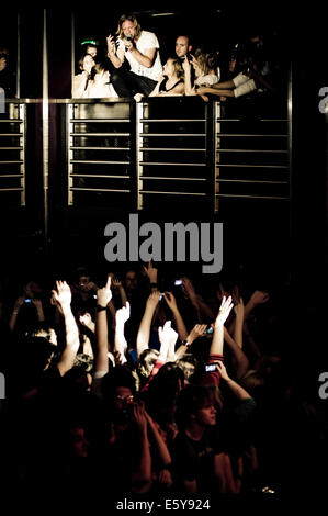 Switchfoot live Edinburgh mit Jon Foreman(© Alan Davidson) Stockfoto