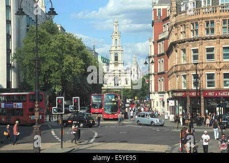 Kirche St. Mary-le-Strang Aldwych London Stockfoto
