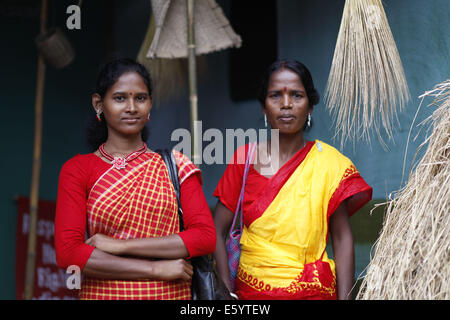 9. August 2014 - Dhaka, Bangladesch - Porträt der indigenen Bevölkerung in Bangladesch (Kredit-Bild: © Zakir Hossain Chowdhury/ZUMA Draht) Stockfoto