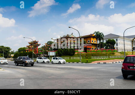 Sam San Kuet Bong Tempel Kota Sentosa Kuching Sarawak Borneo Stockfoto