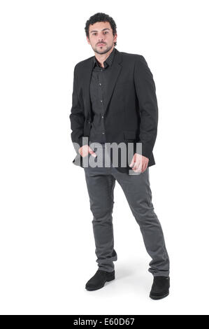 Junge süße Kerl in das gesamte Wachstum Stockfoto