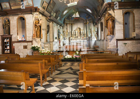 Altar in der Kapelle Notre-Dame-de-Grâce Stockfoto