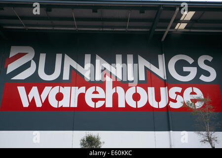 Bunnings ist ein nationale DIY-Händler im Besitz von Wesfarmers, Werkzeuge, Holz, Ausrüstung für Bauherren und Hausbesitzer, Sydney verkauft Stockfoto